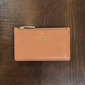 Kate Spade Lelia Brown Leather Card Holder